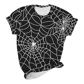 トップス Spider web skull print sweat tops 71LO+C5fseL._SY350_QL65_.jpg